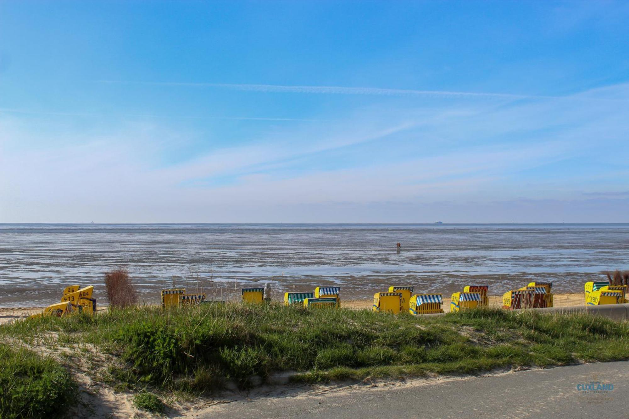 Haus Blue Ocean Wohnung 8 Cuxhaven Bagian luar foto